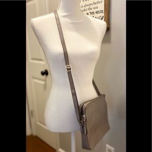 {Banana Republic} taupe crossbody bag